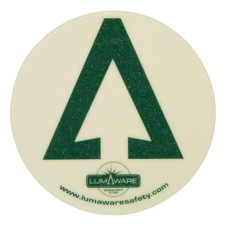 Lumaware Illuminating non removable circular adhesive floor arrow EG-CIR-ARROW